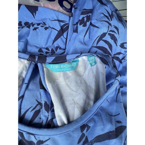 Pre-Owned Tori Richards Pink Size Medium Printed Tank Top - Picture 3 of 3